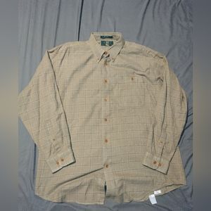 Vintage Orvis Long Sleeve Button-down Flannel Shirt Men's Large